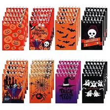 48 Blocs De Notas De Halloween, Cuadernos En Espiral