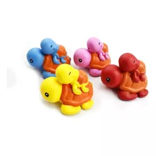 Tortuga De Goma Para Baño Chifle Divertido Jugar Agua Rg