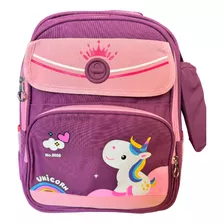 Mochila Bolso Escolar Niña Unicornio - Conejito 