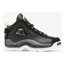 Fila Grant Hill 2 Negro Blanco Verde Media Bota Para Basquet