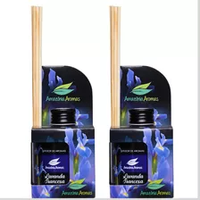 Kit 2 Aromatizador Perfume Ambiente Difusor Lavanda Francesa