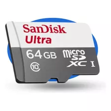 Cartão Sandisk De Memória Ultra 64gb Sdsqunb-064g-gn3ma 