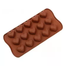 Molde Silicona Corazon X15 Bombon Chocolate Jabon