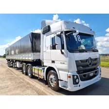 Mb Actros 2546 6x2 Ano 18 Aut + 4 Eixo 0km Facchini 14 X 2mt