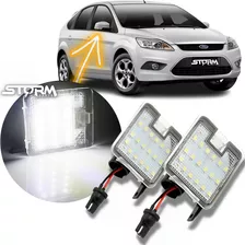 Par De Luz Cortesia Retrovisor Ford Focus Lâmpada Led Branco