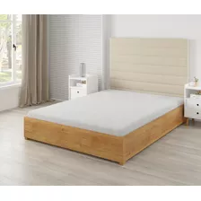 Base Para Cama Casal Mdf/mdp Jupiter Mel Ei