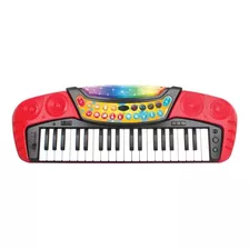 Piano Organo Infantil A Pilas 37 Teclas Melodias Y Graba Mca