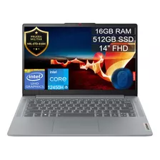 Portátil Lenovo Ideapad 14iah8 Core I5 12450h 16gb 512gb Color Gris Ártico