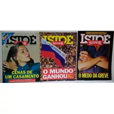 Revista - Isto É Nº 1024 , 1144 E 1143 - Sebo Refugio