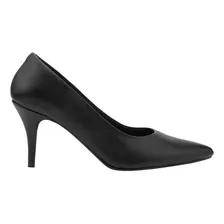 Zapatillas Dama Elegantes Vicenza 1114985 De Piel, Negras