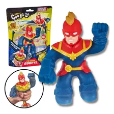 Boneco Elástico Capitã Marvel Figura Que Estica Goo Jit Zu