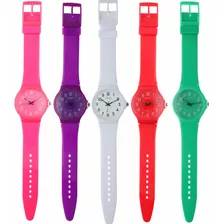 Reloj Con Números En Varios Colores Y Garantía Status S50g