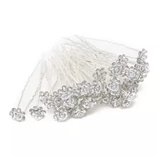 Yueton 20 pack Wedding Bridal Flower Crystal Rhinestone Ho.