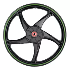 Rin Trasero Negro Brillante-verde Italika At110 Rt F15030163