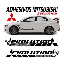 Sticker Adhesivo Puertas Auto Mitsubishi Lancer Evolution