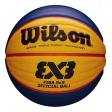 Bola De Basquete Wilson Réplica Fiba 3x3 Azul E Am