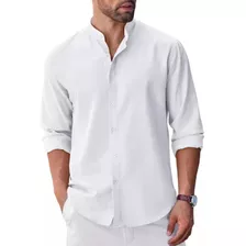 Camisa Goyá Hombre Cuello Mao Primavera/verano