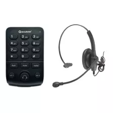 Marcador Telefónico T3 + Auricular Vincha Accutone Tm610