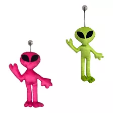  2 Bonecos Et Alienígena Decoração Caminhão Extraterrestre 