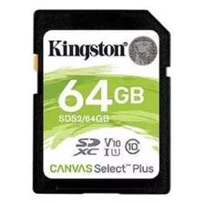 Canvas Select Plus Sd Tarjeta Sd 64gmemoria Para Videocámara