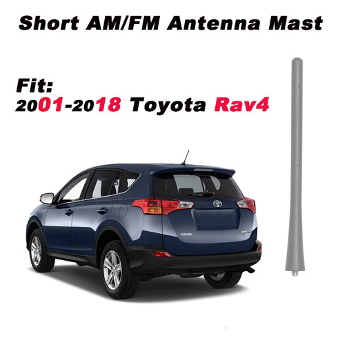 Antena De Radio De 17.78 Cm Para Toyota Lexus Scion, Corta Y Foto 2