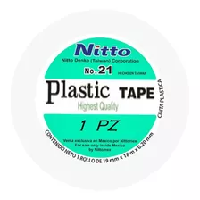 Cinta De Aislar Electricista Blanca 18mt Nitto 21 (1pz)