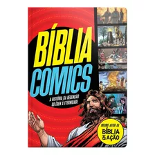 Bíblia Em Quadrinhos Comics Capa Dura Vermelha