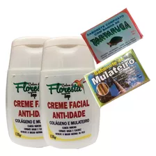 Creme Facial Anti-idade C/mulateiro 2und + 2 Sabonetes