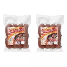 Kit 2 Linguiça Seara Paio Defumada Naturalmente 2,5kg 