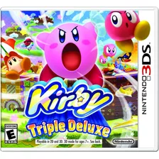 Jogo Nintendo 3ds Kirby Triple Deluxe Midia Fisica