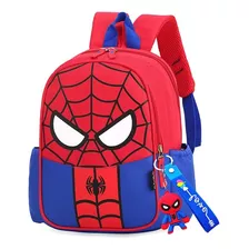 Bolso Escolar Spiderman Con Llavero 