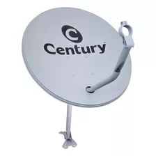 Antena Century Ku 60cm Chapa Banda Ku C/ Lnbf Duplo 2 Saidas