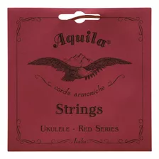 Cuerdas De Ukelele Soprano Red Series Aq84 Low G 1 Jueg...