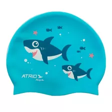 Touca De Natação Infantil Com Estampa Silicone Atrio Acqua