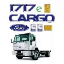 Kit Adesivo Resinado Para Ford Cargo 1717e Cor Azul