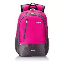 Mochila Fila Duel Para Tableta Y Portátil, Rosa, Talla Única