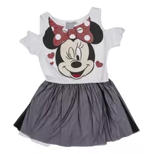 Vestido Tul Minnie Mouse Nena Niña Fiesta Disney Original