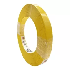 Tapacanto Pvc Amarillo 21mmx0.4mm Alto Brillo 100 Mts. Rm