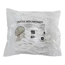 Touca Descartável Sanfonada Descarpack Branca 100 Unid