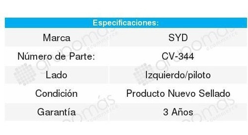 Junta Homocinetica Lado Caja Izquierda Lancer 08-16 Foto 2