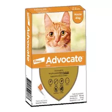 Advocate Antipulgas Larvas Para Gatos 1 A 4 Kilos Y Hurones