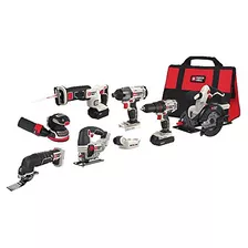 Portercable Pcck6118 20v Max Lithium Ion 8tool Combo Kit