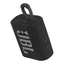 Caixa De Som Jbl Go 3 Portátil Com Bluetooth Black Na Caixa