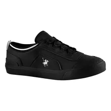 Tenis Urbano Polo Club Ligeros Para Hombre Negro