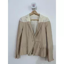 Saco Blazer María Vazquez Mujer Talle S / 40 Un Solo Uso