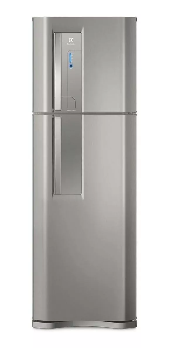 Geladeira Frost Free Electrolux Top Freezer Tf42 Inox Com Freezer 382l 127v