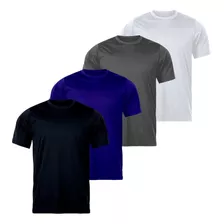 Kit 4 Camisetas Esportiva Masculina Dry Premium Academia