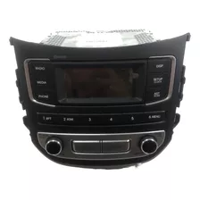 Painel Radio Som Original Hyundai Hb20 961501s500rgs