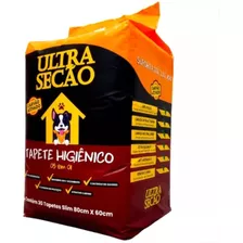 Tapete Higiênico Ultra Secão Carvão Ativado 80x60 30un