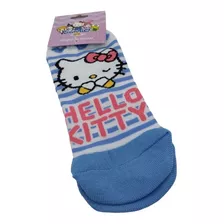Medias / Soquetes Hello Kitty Oficial Sanrio Kawaii Celeste